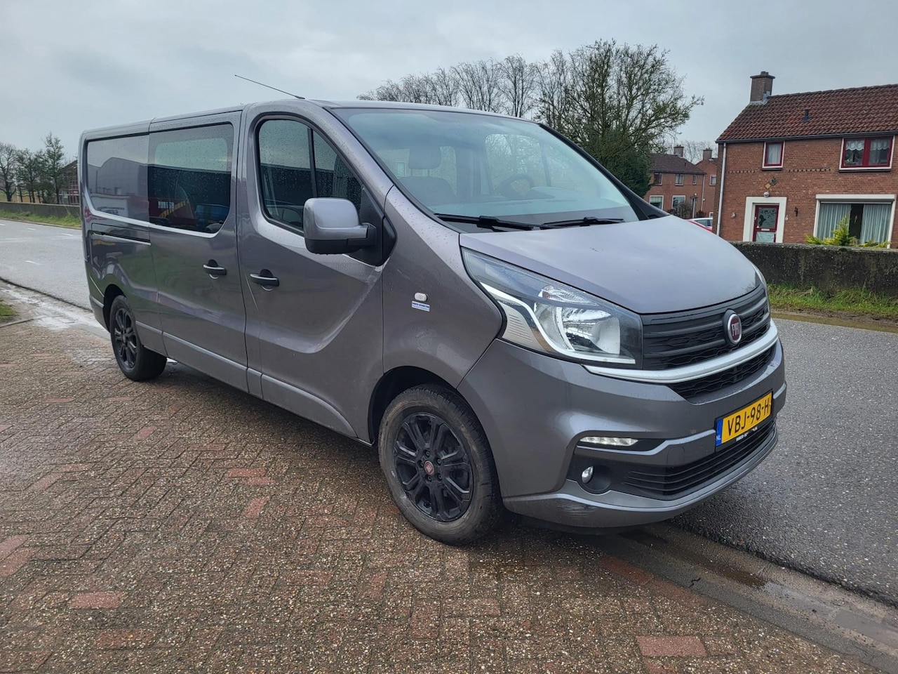 Fiat Talento - 1.6 MJ EcoJet L2H1 DC Basis 147.000 Nap Dubbele Cabine Lang Airco Grijs 2019 - AutoWereld.nl