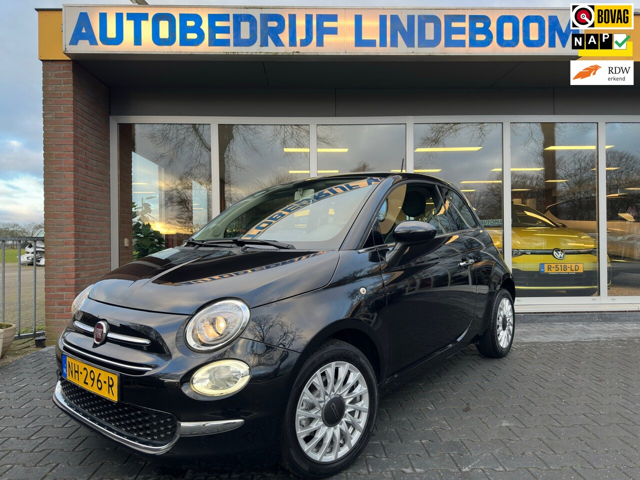 Fiat 500 - 0.9 TwinAir Turbo Lounge/Cruise Control/Panoramadak/Bleutooth - AutoWereld.nl
