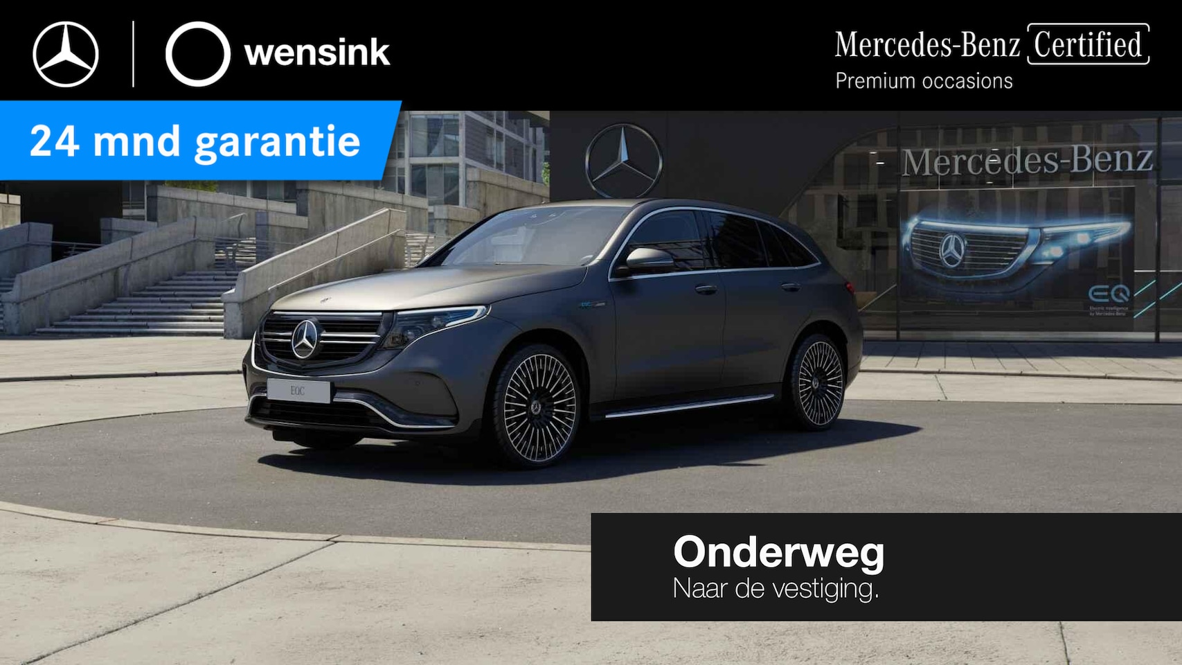 Mercedes-Benz EQC - 400 4MATIC Premium Plus 80 kWh | AMG | Burmester | Schuifdak | Massage | - AutoWereld.nl