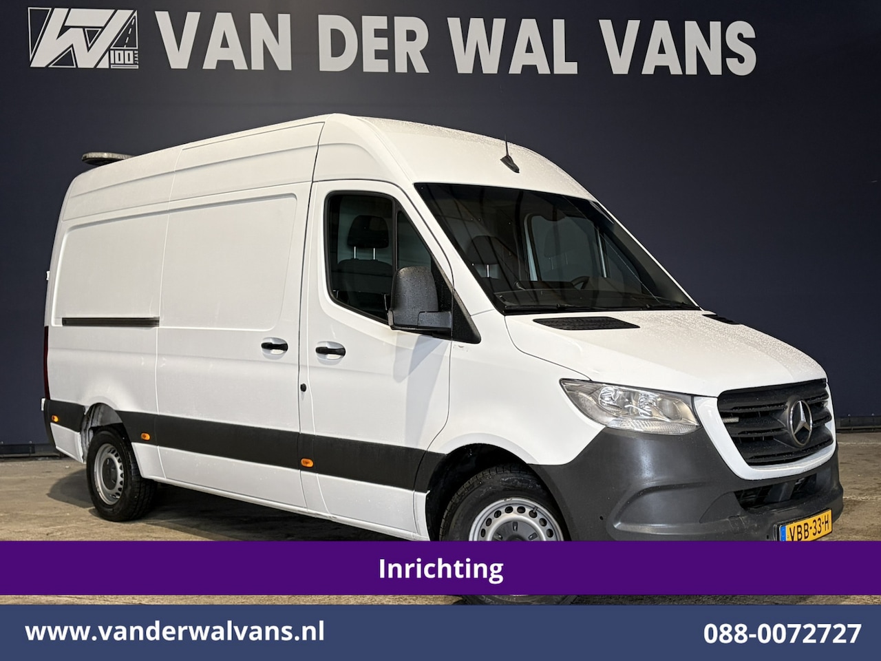 Mercedes-Benz Sprinter - 316 CDI 164pk 3500kg Trekhaak L2H2 Inrichting Euro6 Airco | Omvormer | Camera | Apple Carp - AutoWereld.nl