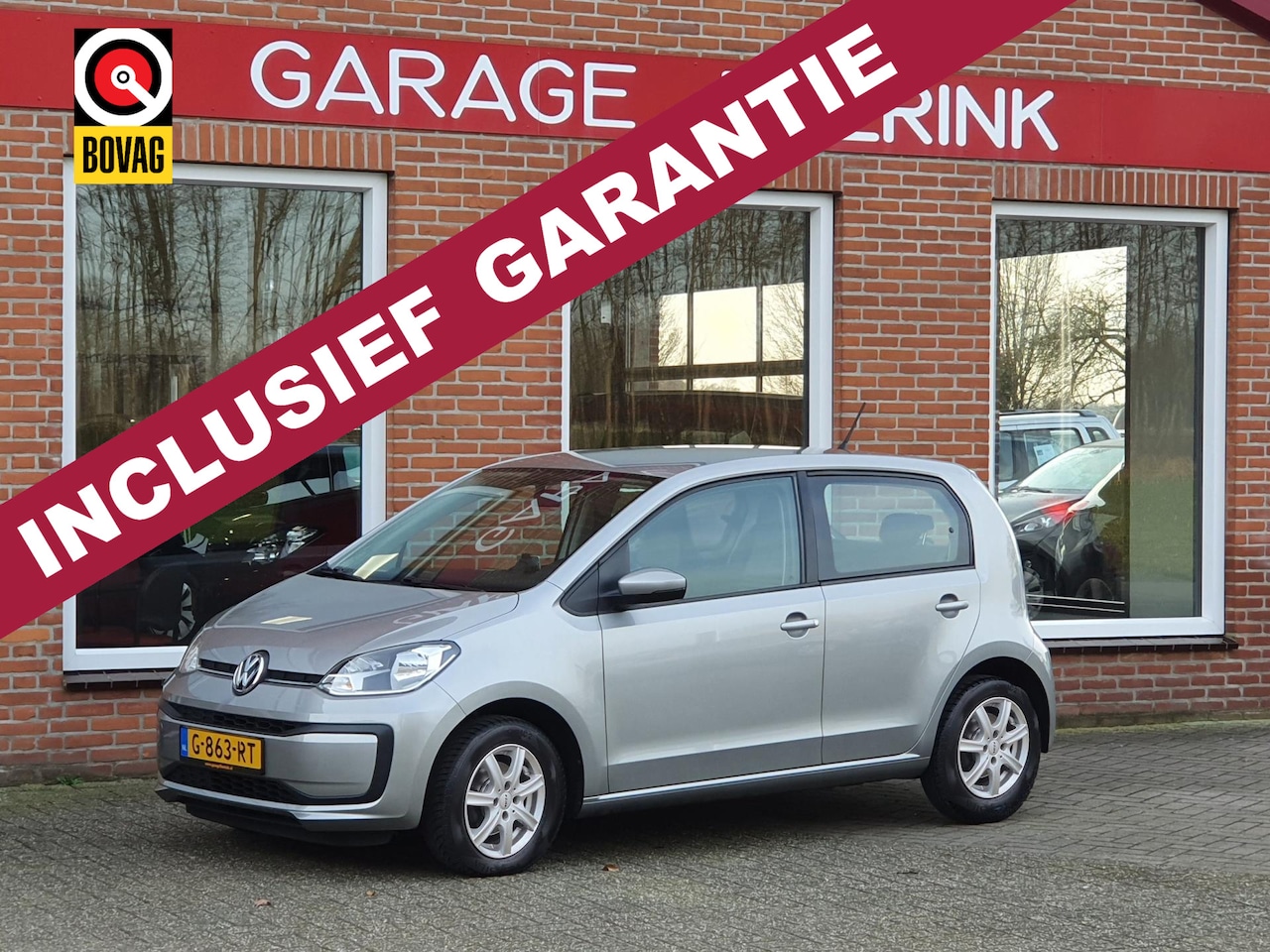 Volkswagen Up! - 1.0 BMT up! beats 60PK 5drs airco, navi, carkit, dab+, elektr.ramen, lmv - AutoWereld.nl