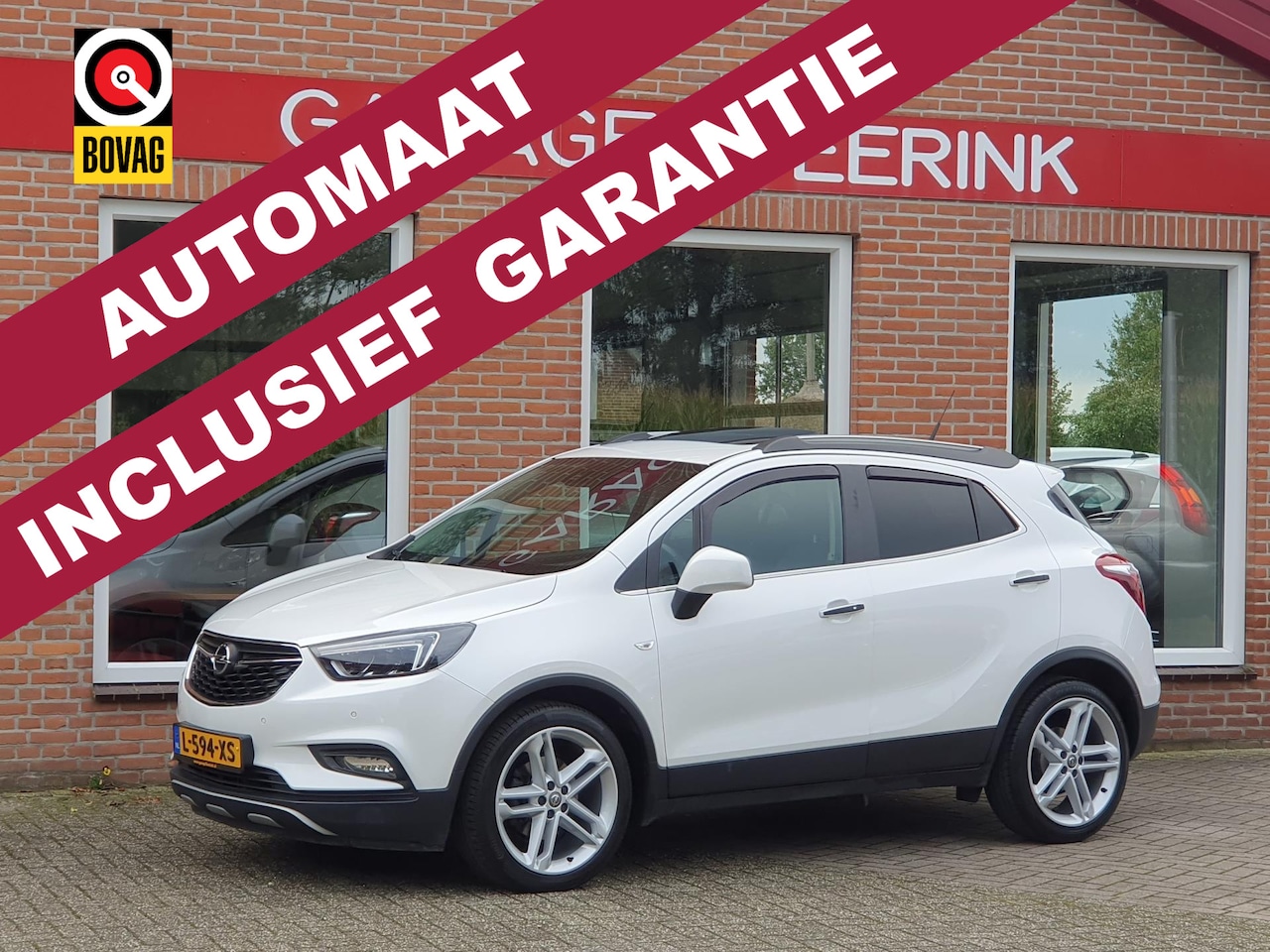 Opel Mokka X - 1.4 Turbo Innovation 140PK 5drs AUTOMAAT clima, cruise, navi, pdc, camera, keyless, carpla - AutoWereld.nl
