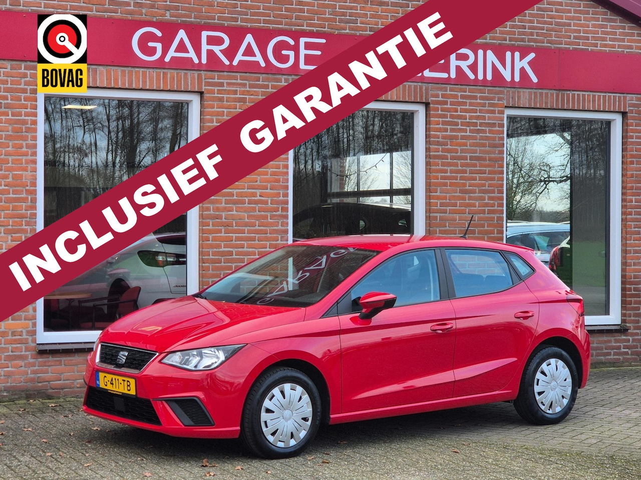 SEAT Ibiza - 1.0 TSI Style 95PK 5drs clima, cruise, navi, carplay, elektr.ramen - AutoWereld.nl