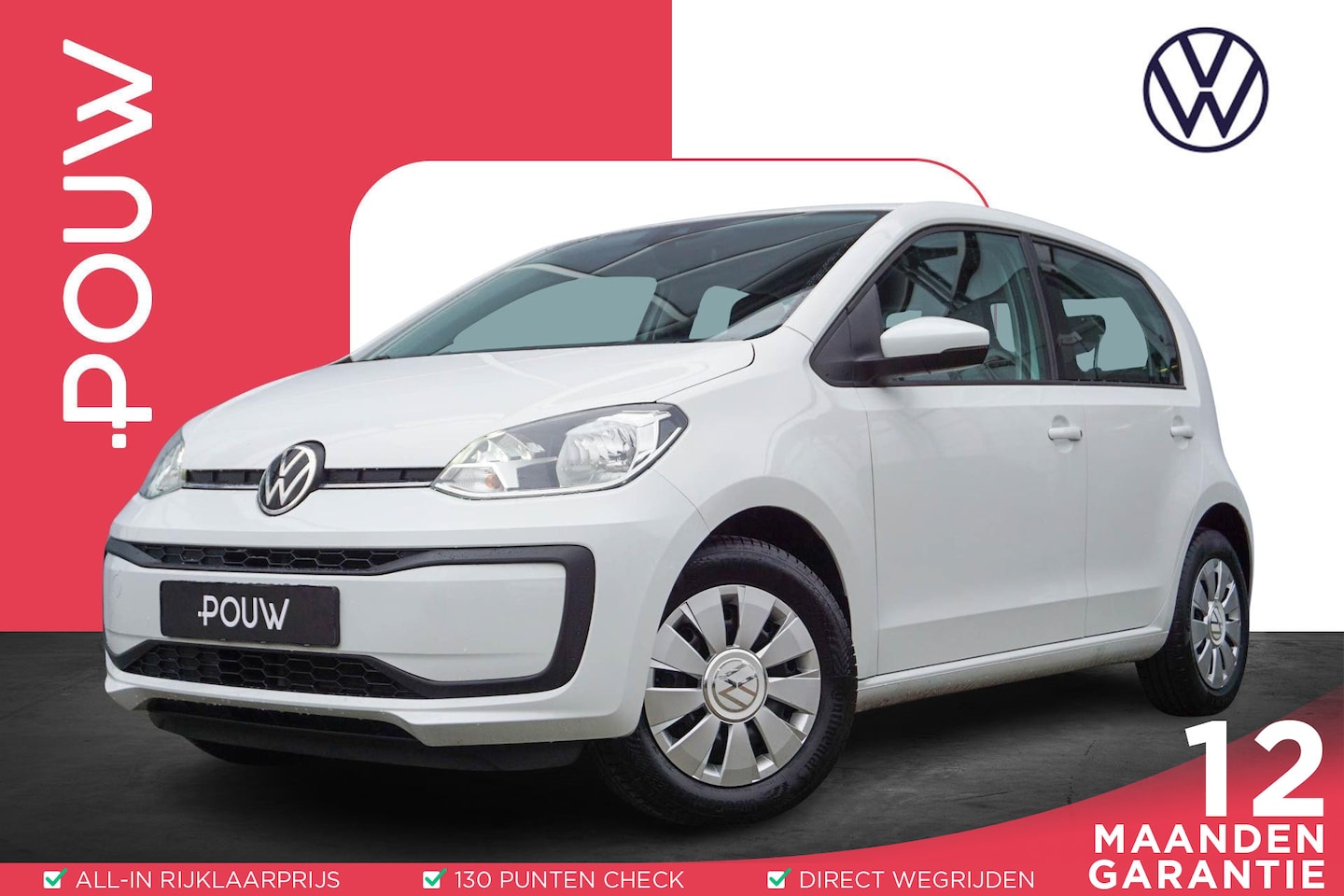 Volkswagen Up! - 1.0 65pk | DAB | Airco | Lane Assist - AutoWereld.nl