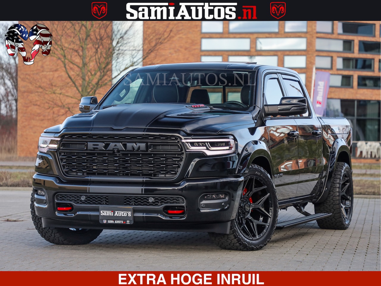 Dodge Ram 1500 - Limited Night High Output 540HP 706Nm | Massage + Full Option | De Meest Luxe en Volle Pic - AutoWereld.nl
