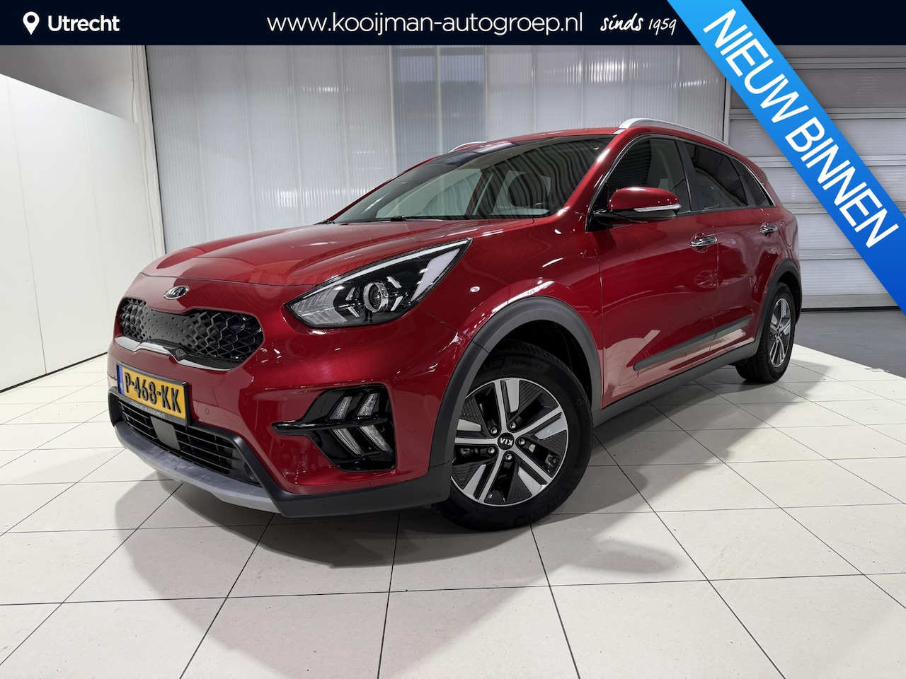 Kia Niro - 1.6 GDi Hybrid DynamicLine Trekhaak, Apple Carplay/Android Auto, Navigatie, Camera. - AutoWereld.nl