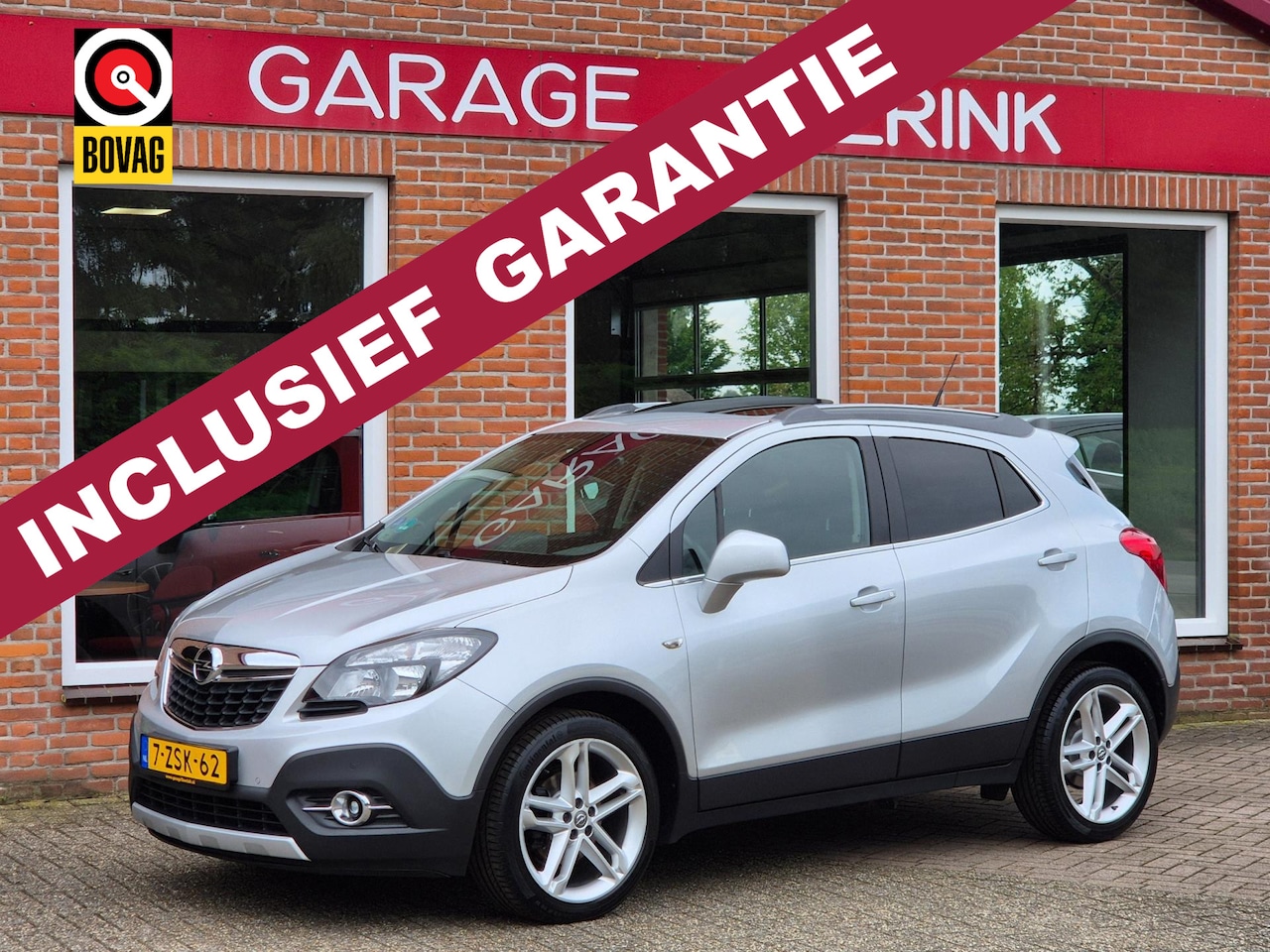 Opel Mokka - 1.4 T Cosmo 140PK 5drs clima, cruise, navi, pdc, camera, agr, leder, trekhaak - AutoWereld.nl