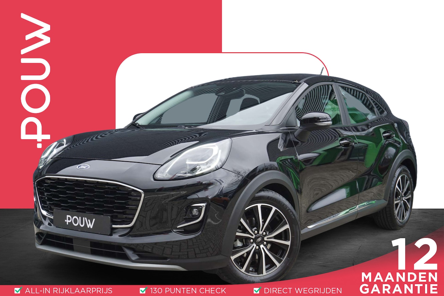 Ford Puma - 1.0 EcoBoost 125pk Hybrid Titanium | Trekhaak | Apple Carplay / Android Auto | Navigatie | - AutoWereld.nl