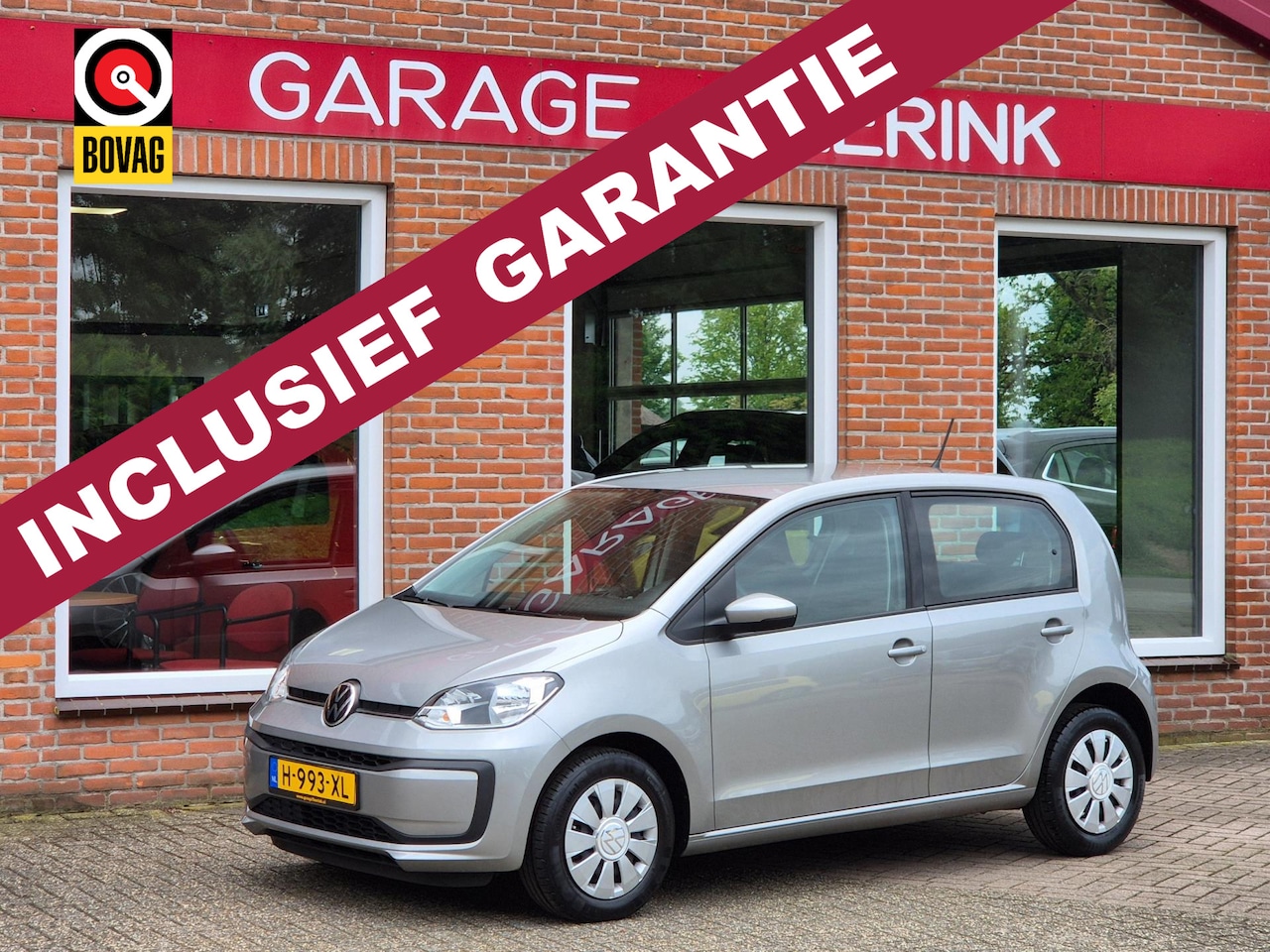 Volkswagen Up! - 1.0 BMT move up! 60PK 5drs airco, navi, carkit, elektr.ramen - AutoWereld.nl