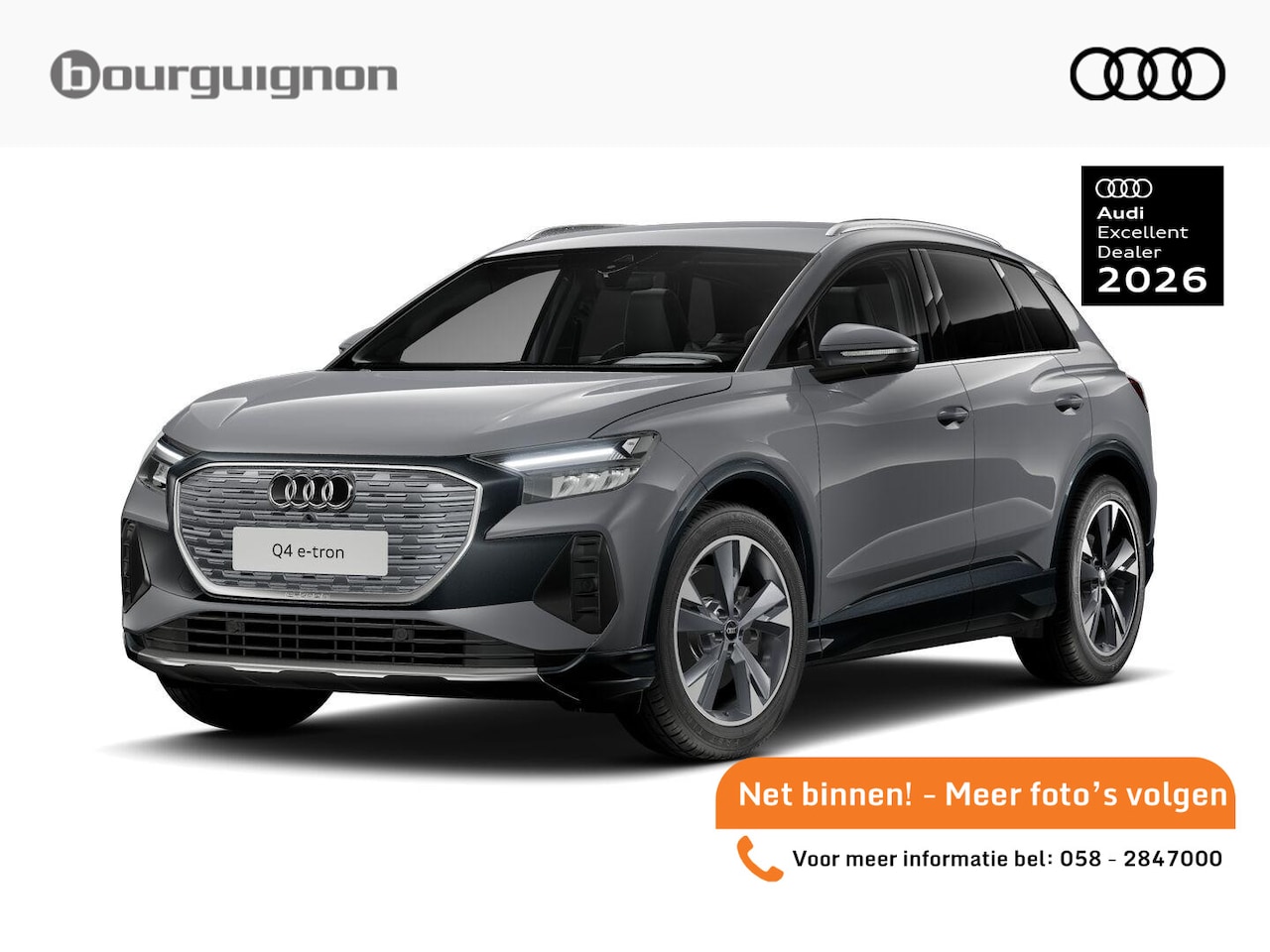 Audi Q4 e-tron - 45 e-tron 286 Pk 82Kwh | 20 Inch | Trekhaak | Head-Up | Navigatie | 9.992 Km!! - AutoWereld.nl