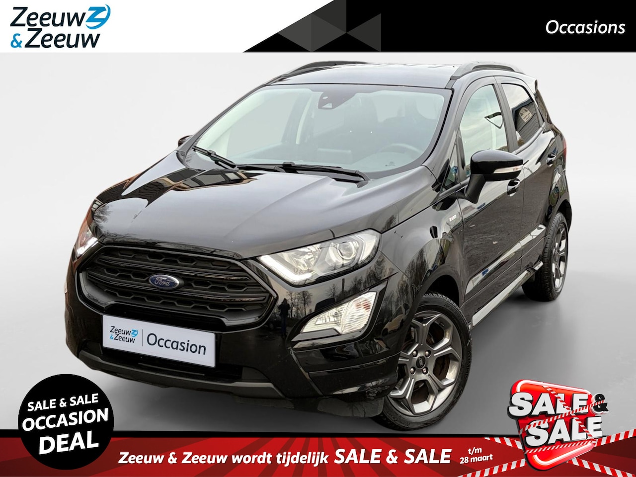 Ford EcoSport - 1.0 EcoBoost ST-Line | Winter Pack | Climate Control | Parkeersensoren | Apple CarPlay / A - AutoWereld.nl