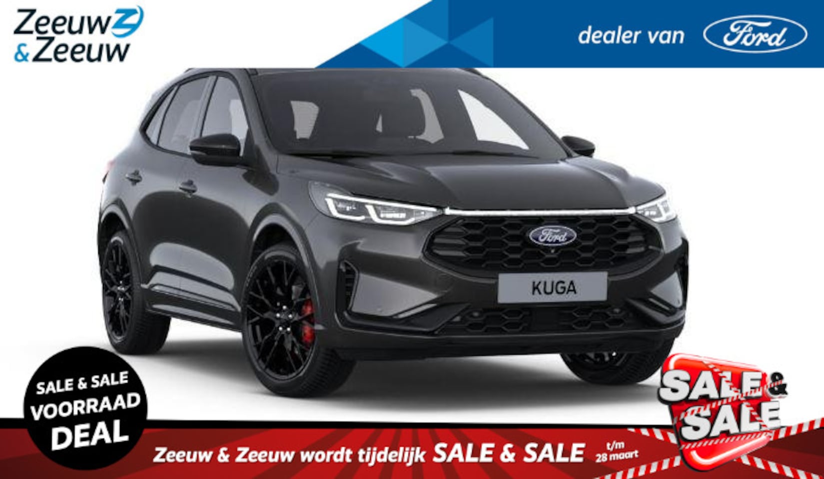 Ford Kuga - 2.5 PHEV Sound Edition | 20" Velgen | Panoramadak | El. Trekhaak | Winter Pack | Matrix LE - AutoWereld.nl