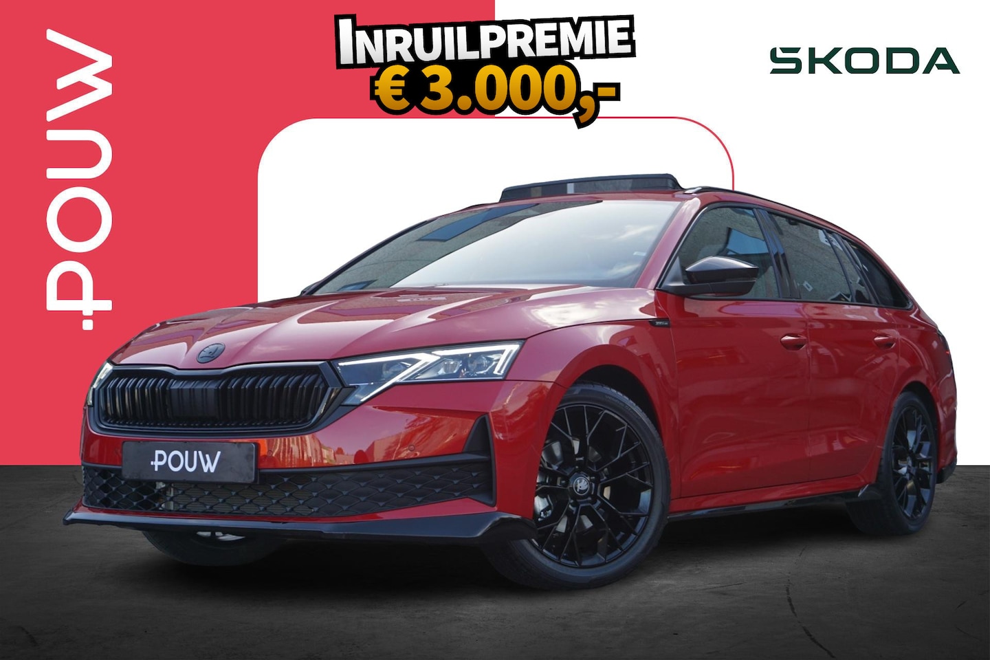 Skoda Octavia Combi - 1.5 TSI 150pk DSG MHEV Sportline Tour | Black Pakket | Panoramadak - AutoWereld.nl