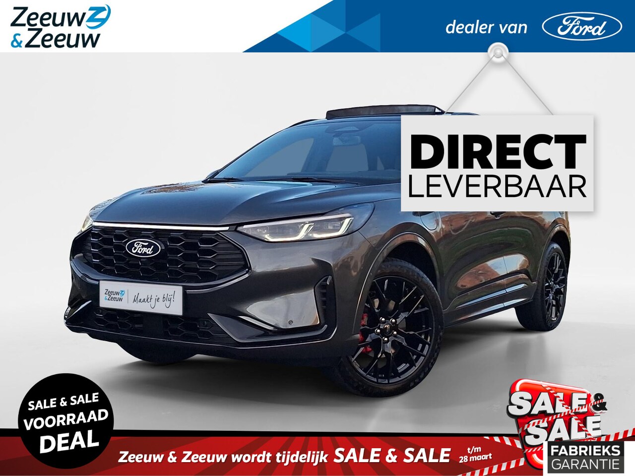 Ford Kuga - 2.5 PHEV Sound Edition | Panoramadak | El. Trekhaak | B&O Premium Audio | 20" Lichtmetalen - AutoWereld.nl