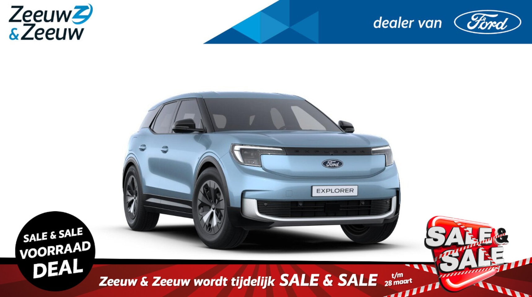 Ford Explorer - Style Standard Range RWD 58 kWh | 444km rijbereik | 0,99% rente icm Ford Options | Led ver - AutoWereld.nl