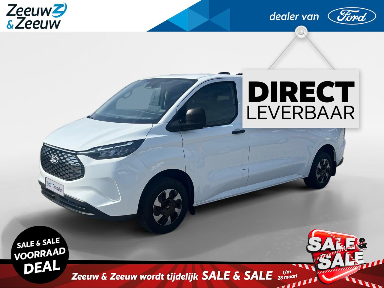 Ford E-Transit Cust. - 320 L2H1 Trend 65 kWh Uit voorraad! | 0,99% rente Financial Lease | Driver Assistance Pack - AutoWereld.nl