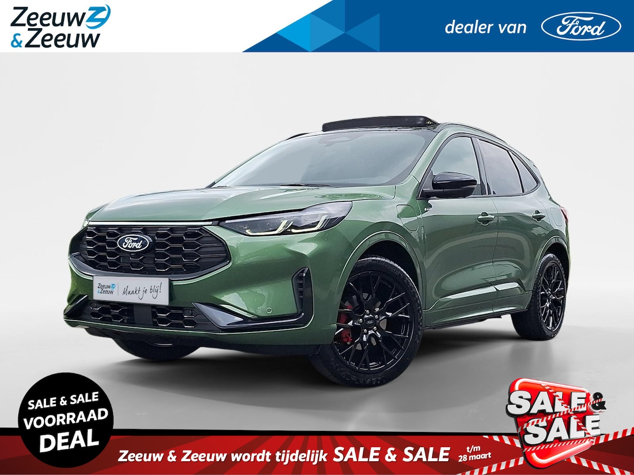 Ford Kuga - 2.5 PHEV ST-Line X | Black Pack | Winterpack | Matrix Ledkoplampen | Panoramadak | El. Tre - AutoWereld.nl