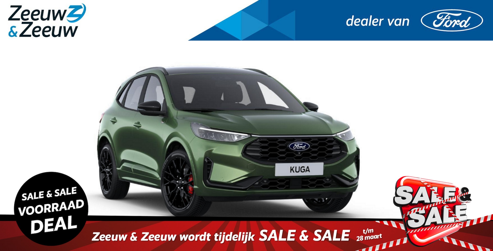 Ford Kuga - 2.5 PHEV ST-Line X | Black Pack | 20" Lichtmetaal | Led verlichting | 360Camera | Adaptive - AutoWereld.nl