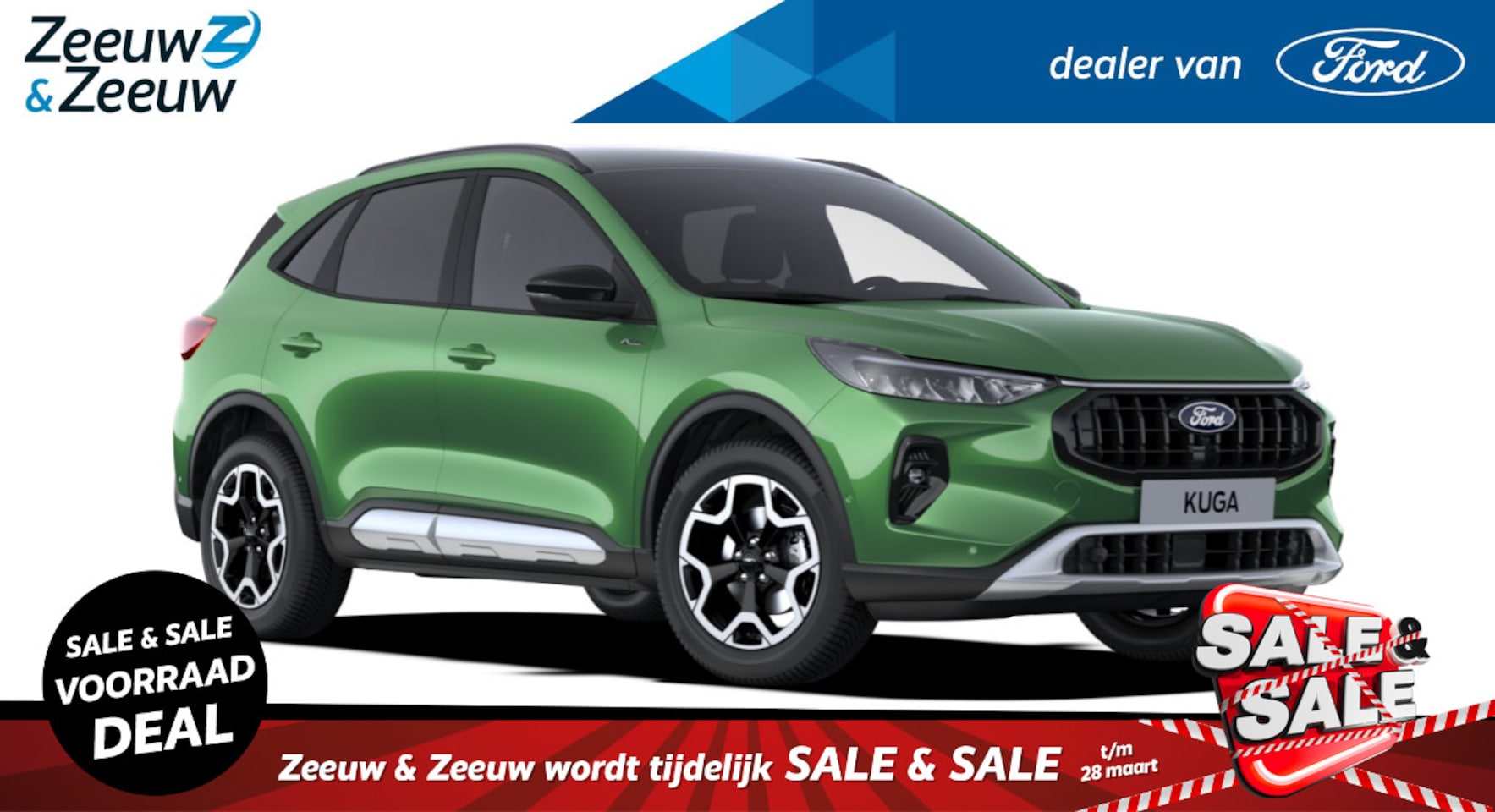 Ford Kuga - 2.5 PHEV Active X | V.A. Prijs | 18" Lichtmetaal | Draadloze Apple Carplay&Android Auto | - AutoWereld.nl