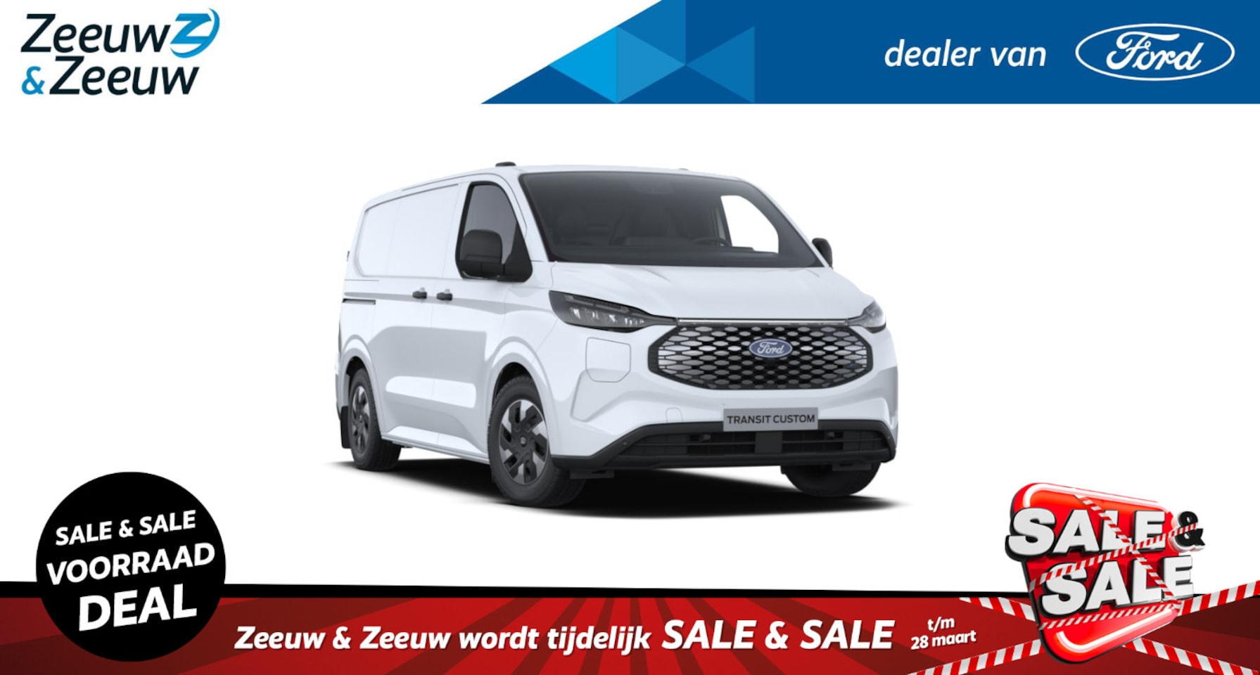 Ford E-Transit Cust. - 320 L1H1 Trend 65 kWh | 0,99% rente Financial Lease | Led verlichting | Apple Carplay&Andr - AutoWereld.nl