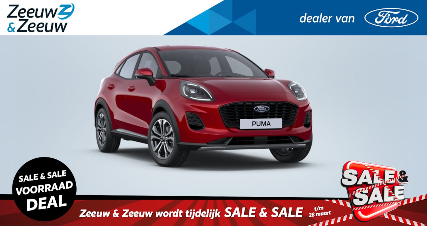Ford Puma - 1.0 EcoBoost Hybrid Titanium | 17" Lichtmetaal | Apple Carplay&Andorid Auto | Climate Cont - AutoWereld.nl