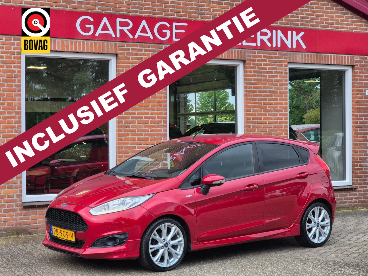 Ford Fiesta - 1.0 EcoBoost ST Line 101PK 5drs clima, cruise, navi, lmv, bluetooth - AutoWereld.nl