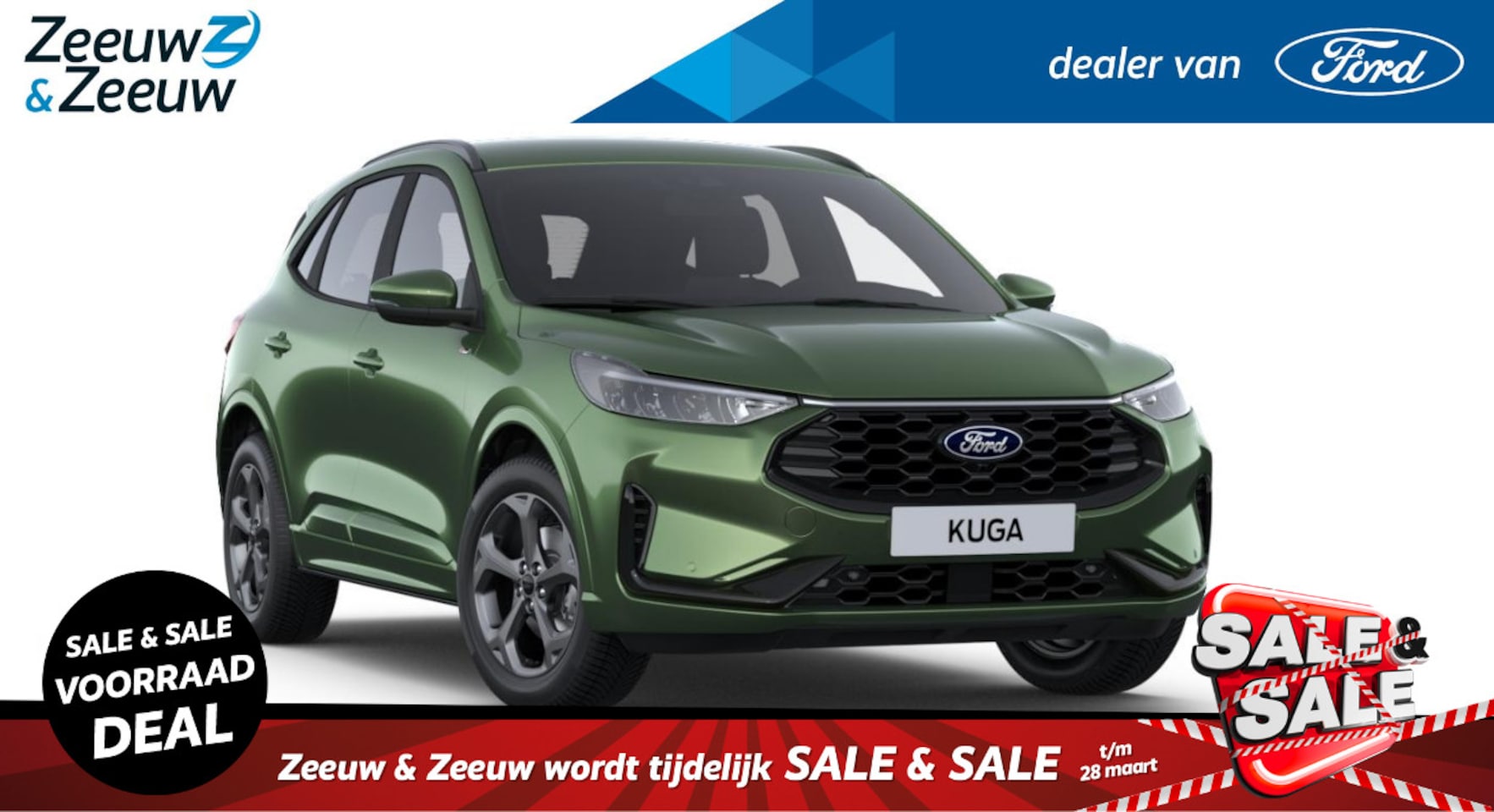 Ford Kuga - 2.5 PHEV ST-Line | Adaptieve Cruise Control | BLIS | 360 graden camera | Driver Assistance - AutoWereld.nl