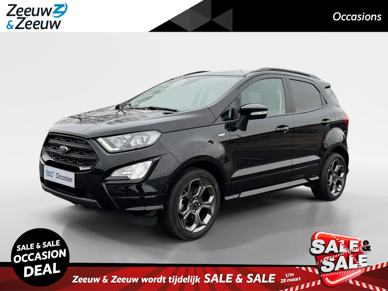 Ford EcoSport - 1.0 EcoBoost ST-Line | 17" lichtmetalen velgen | Winter pack | Parkeersensor achter | Navi - AutoWereld.nl