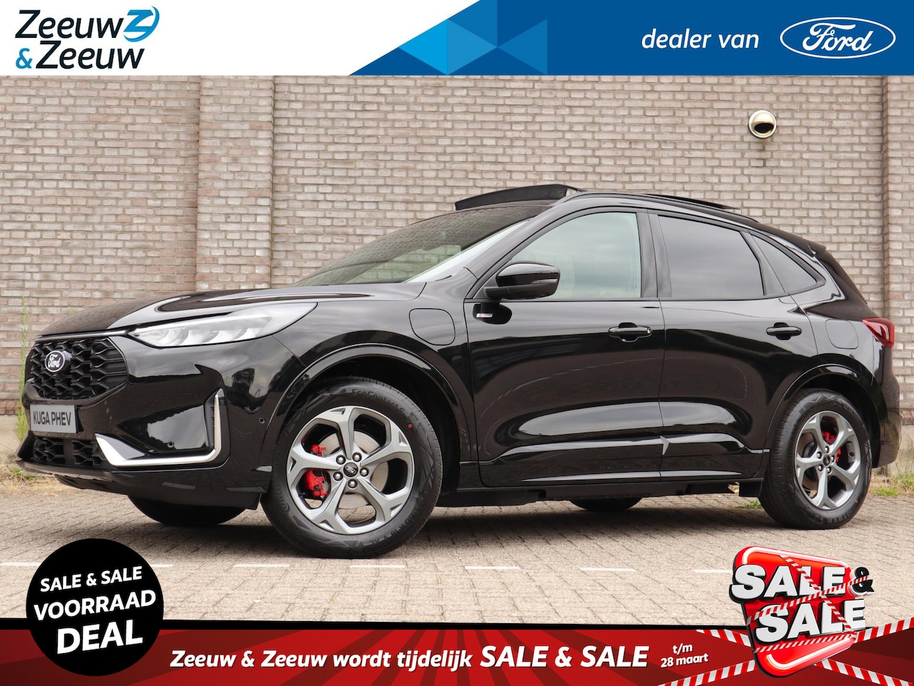 Ford Kuga - 2.5 PHEV ST-Line X | Winterpack | El. Trekhaak | Adaptive Cruisecontrol | Panoramadak | 18 - AutoWereld.nl