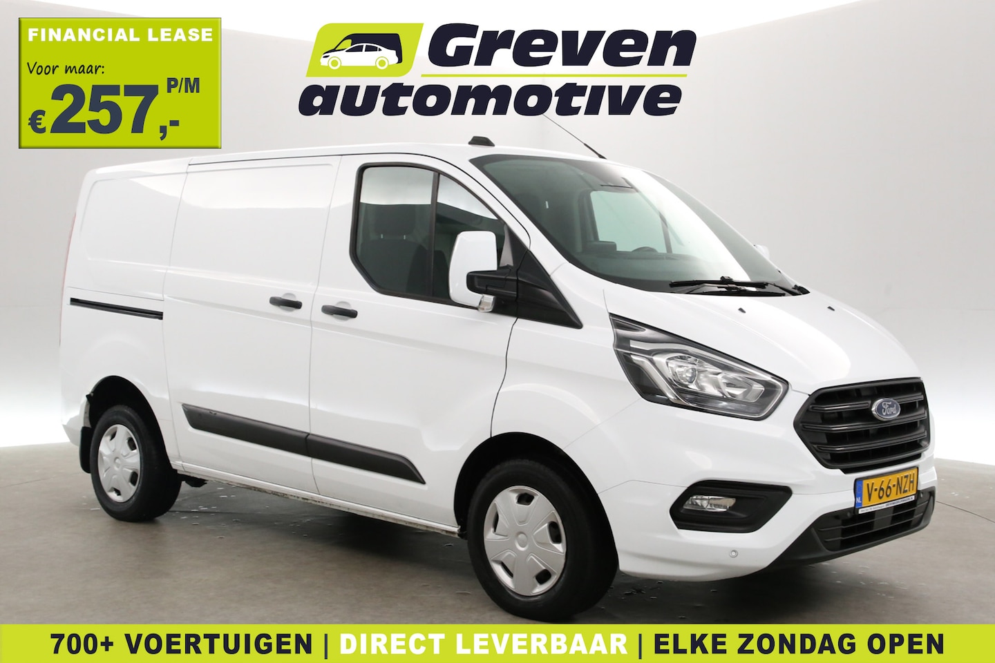 Ford Transit Custom - 2.0 TDCI L1H1 | Airco | Cruise | Carplay | 2xSchuifdeur | Trekh. | Parkeersens. | Stoelver - AutoWereld.nl