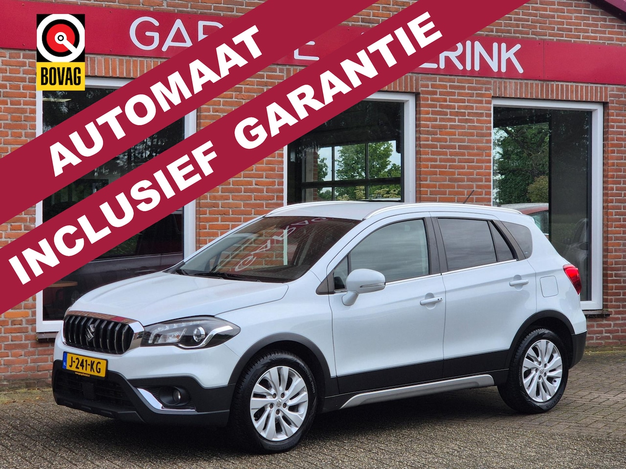 Suzuki S-Cross - 1.0 Boosterjet Select 112PK 5drs AUTOMAAT clima, cruise, navi, keyless, trekhaak - AutoWereld.nl