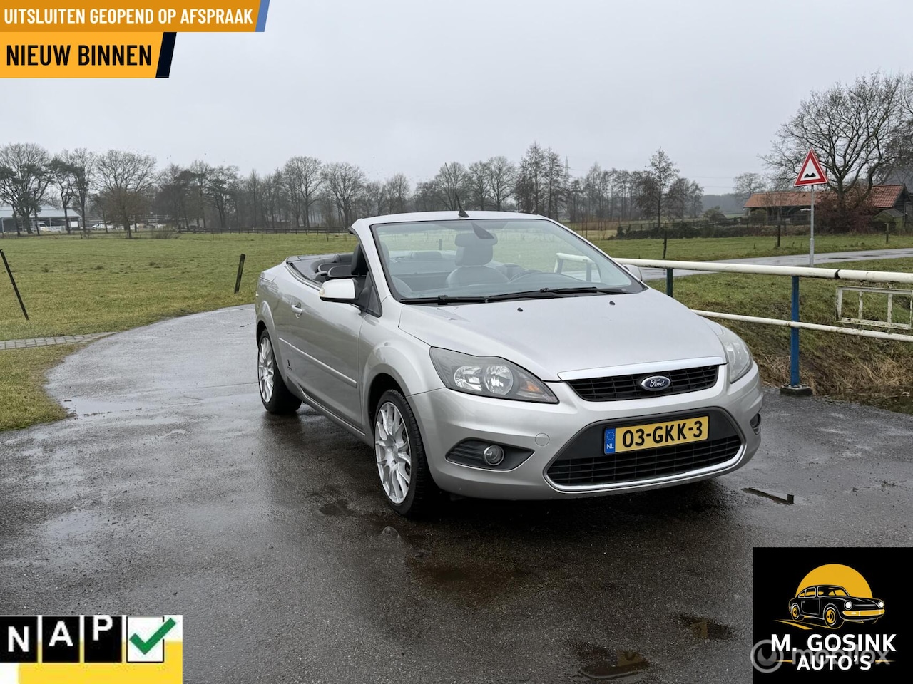 Ford Focus Coupé-Cabriolet - 2.0 Titanium Leder apk nieuw Nap - AutoWereld.nl