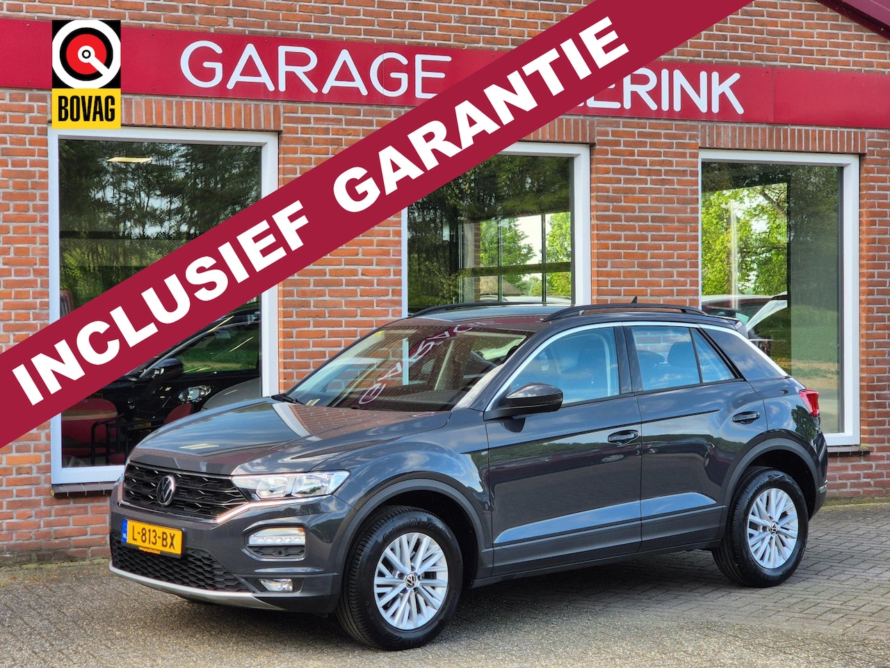 Volkswagen T-Roc - 1.0 TSI Style 110PK 5drs airco, adapt.cruise, pdc, elektr.ramen - AutoWereld.nl