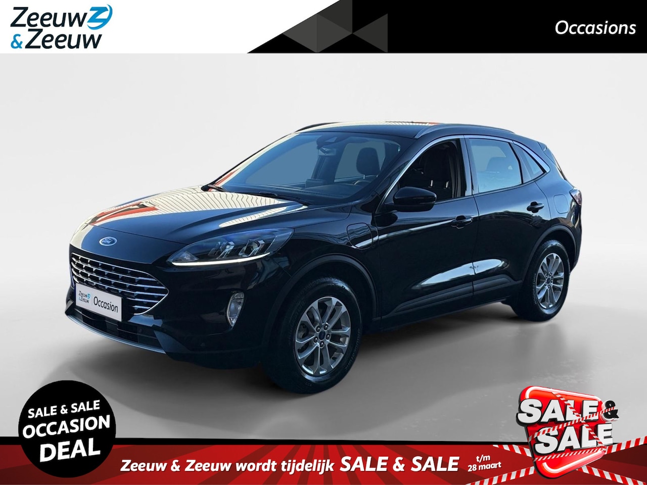 Ford Kuga - 2.5 PHEV Titanium | Trekhaak | Keyless Entry | Stoel/Stuur/Voorruitverwarming | Apple Carp - AutoWereld.nl