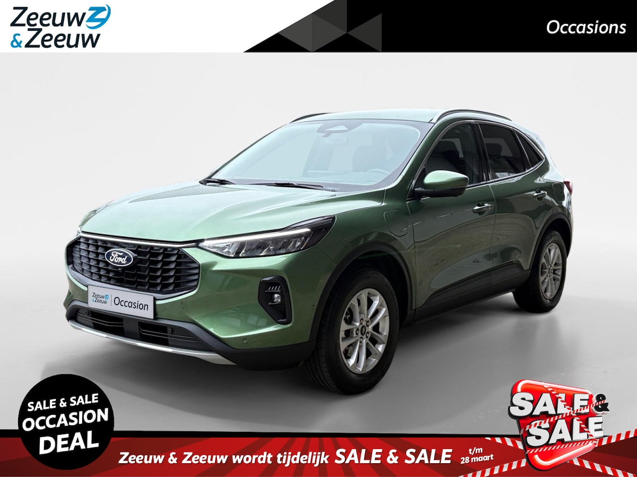 Ford Kuga - 2.5 PHEV Titanium | Trekhaak | Keyless Entry | Stoel/Stuur/Voorruitverwarming | Apple Carp - AutoWereld.nl