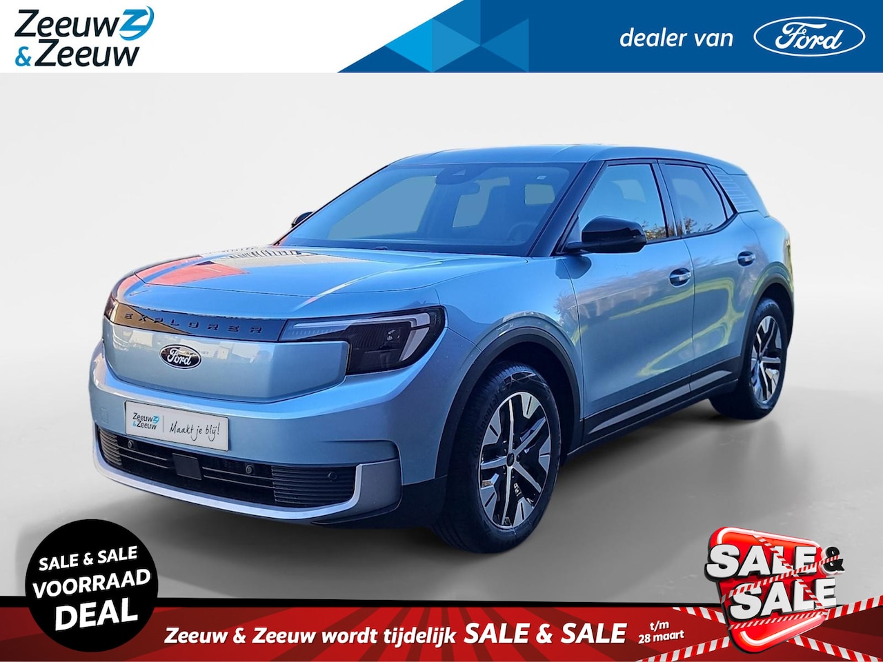 Ford Explorer - Extended Range RWD 77 kWh | Actiekorting tot €3000,- | Private Lease vanaf €434,- p/m | 60 - AutoWereld.nl