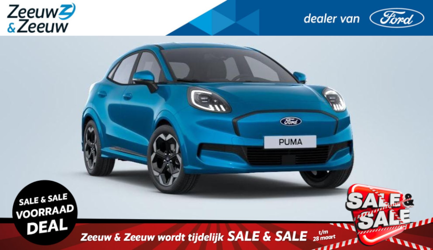 Ford Puma Gen-E - Premium 44 kWh | Vanaf Nu Te Bestellen | 376 KM WLTP  | Vanaf €32495,- | €3000,- Actie Kor - AutoWereld.nl