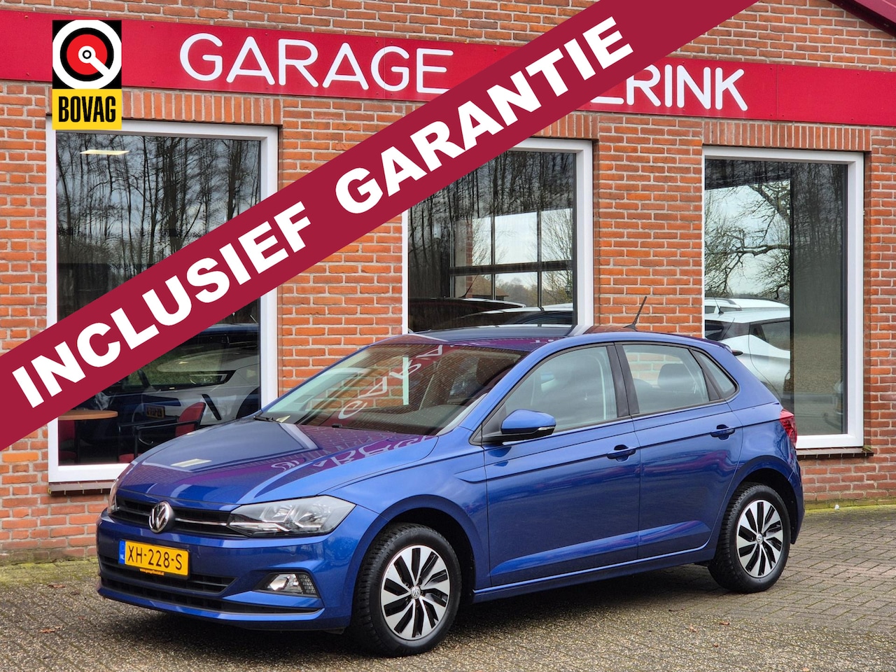 Volkswagen Polo - 1.0 TSI Comfortline 95PK 5drs airco, adap.cruise, navi, carplay, lmv, pcd - AutoWereld.nl