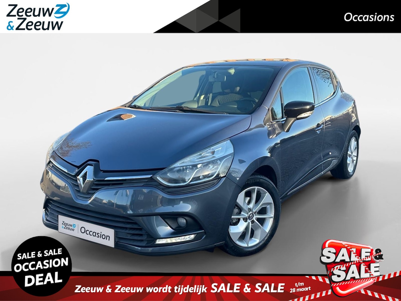 Renault Clio - 0.9 TCe Limited Goed onderhouden! | Parkeersensoren | Cruise control | Navigatie | bluetoo - AutoWereld.nl