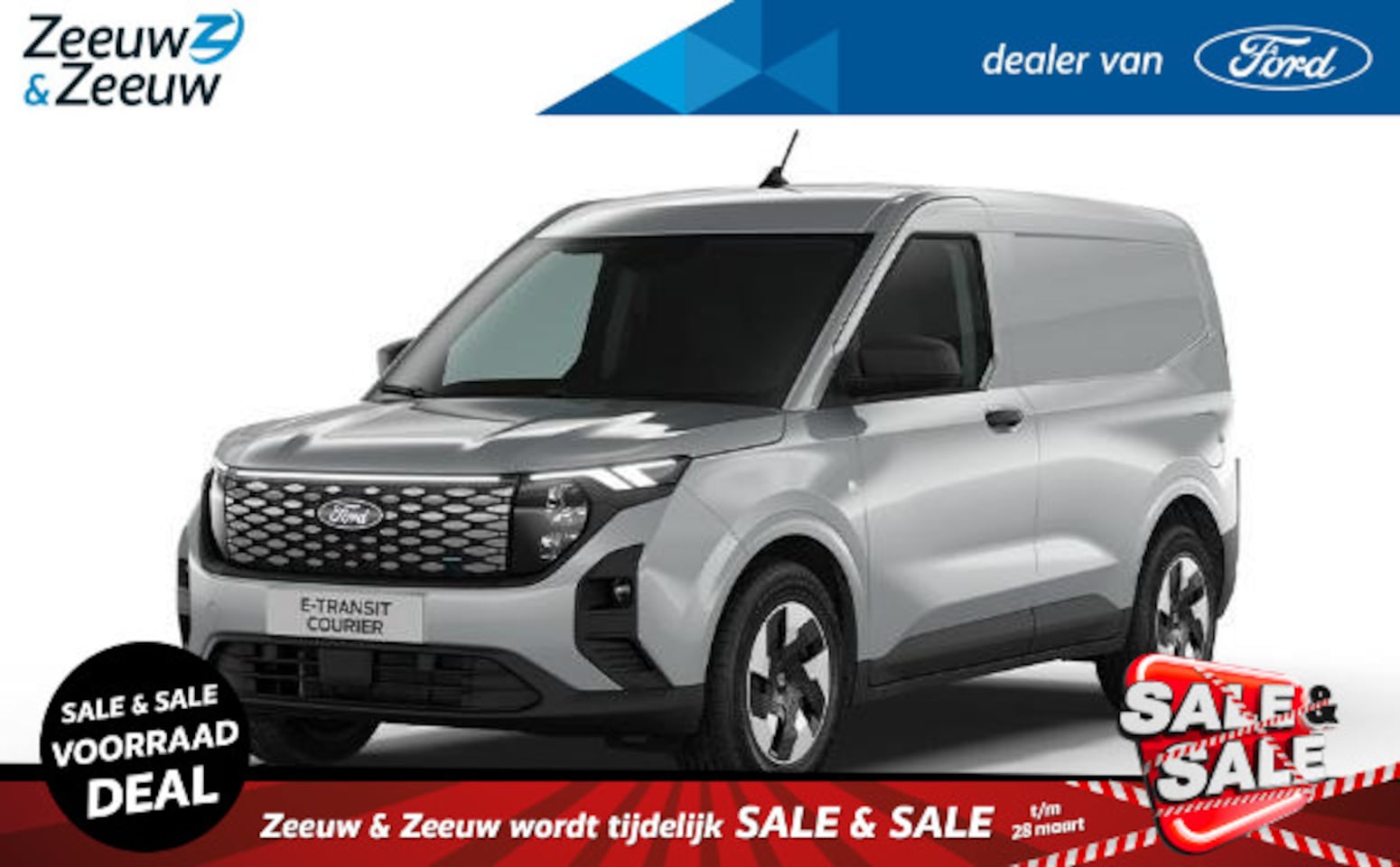 Ford Transit Courier - E-Transit Trend 44 kWh 136 pk | Nu 0,99% rente op financial lease | Apple Car Play / Andro - AutoWereld.nl