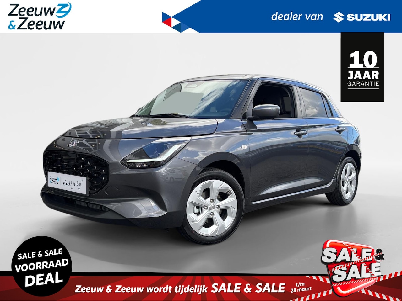 Suzuki Swift - 1.2 Select Smart Hybrid | €1.500.- korting | Direct leverbaar | Stoelverwarming | Navigati - AutoWereld.nl