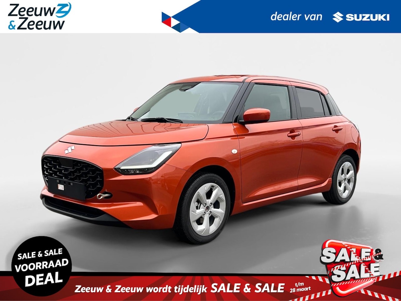 Suzuki Swift - 1.2 Select Smart Hybrid | €1.500.- korting | Lichtmetalen velgen | 6 speakers | Lederen st - AutoWereld.nl
