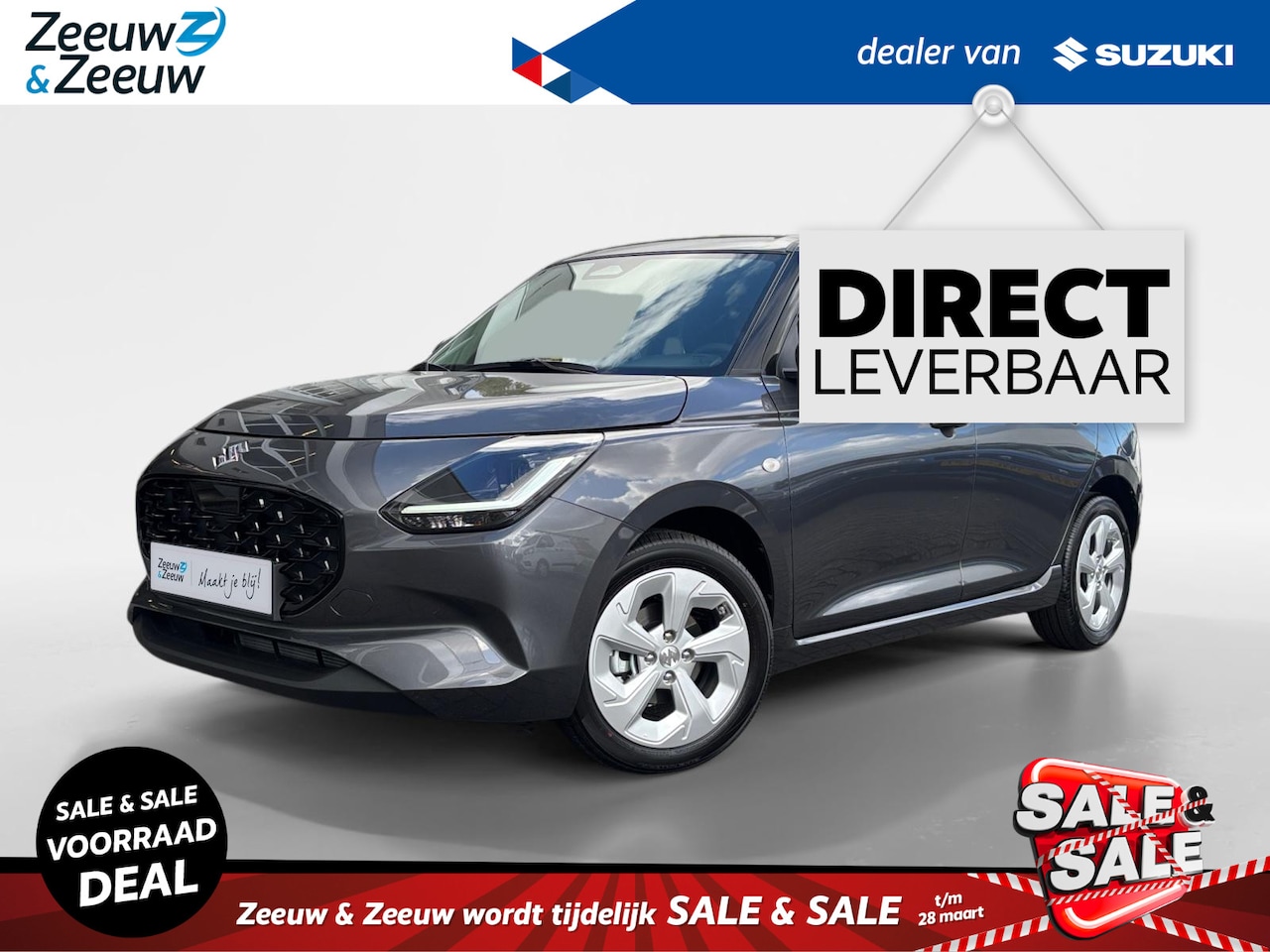 Suzuki Swift - 1.2 Select Smart Hybrid | Navigatie | - AutoWereld.nl