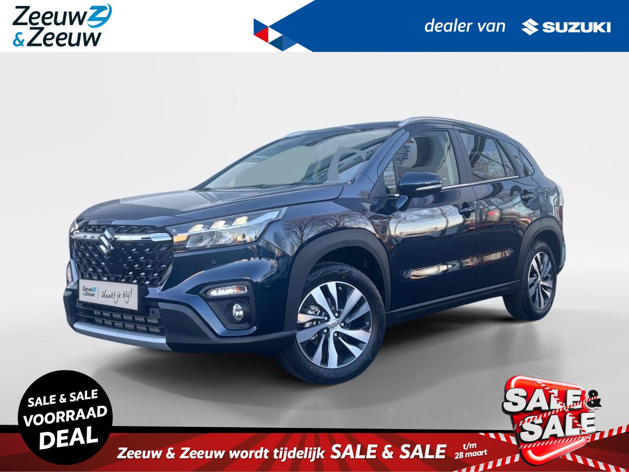 Suzuki S-Cross - 1.4 Boosterjet Style Hybrid | Navigatie | 360 camera | Half/Leder | - AutoWereld.nl