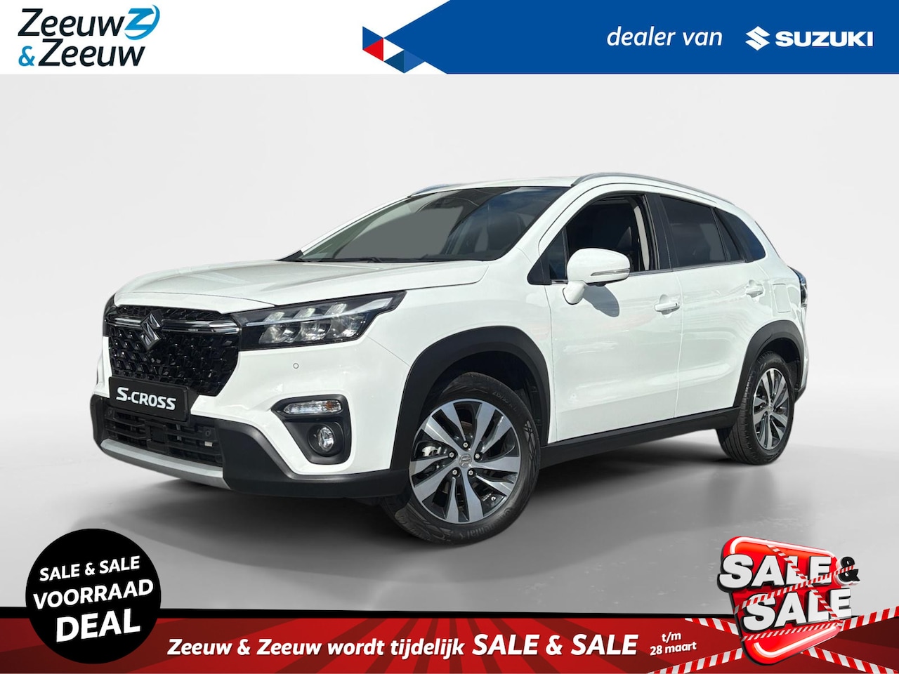 Suzuki S-Cross - 1.4 Boosterjet Style Hybrid | €1850.- korting | 17inch lichtmetalen velgen | 360camera | N - AutoWereld.nl