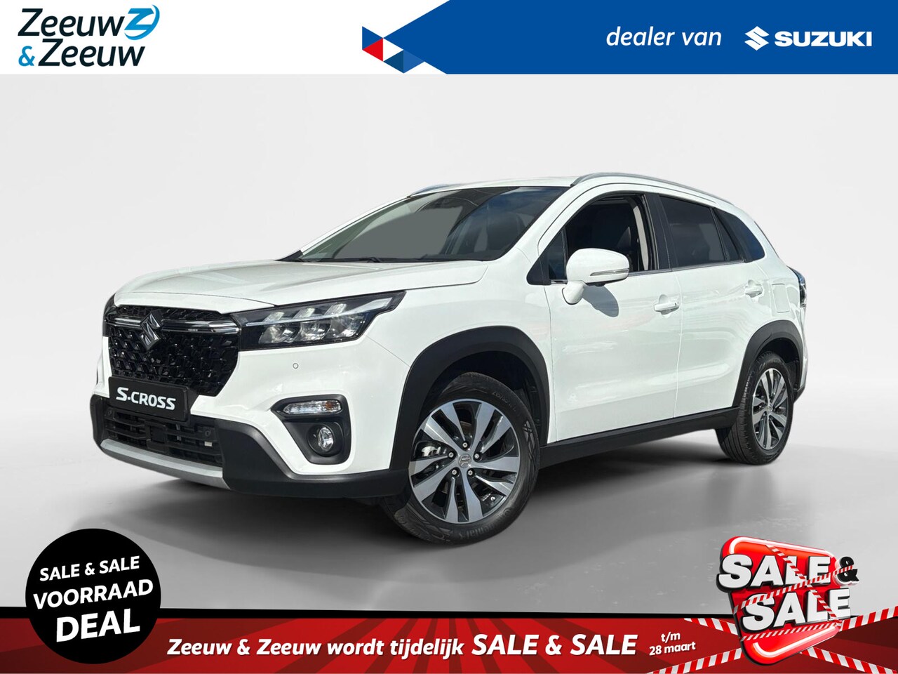 Suzuki S-Cross - 1.4 Boosterjet Style Smart Hybrid | Navigatie | 360 camera | 6 jr. garantie | - AutoWereld.nl