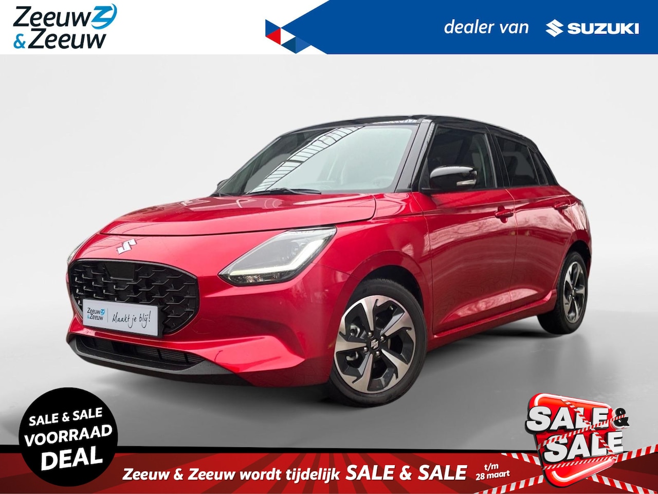 Suzuki Swift - 1.2 Style | 1.500 euro Korting! | Meerder| Navigatie | Adaptieve cruise control | Dodehoek - AutoWereld.nl