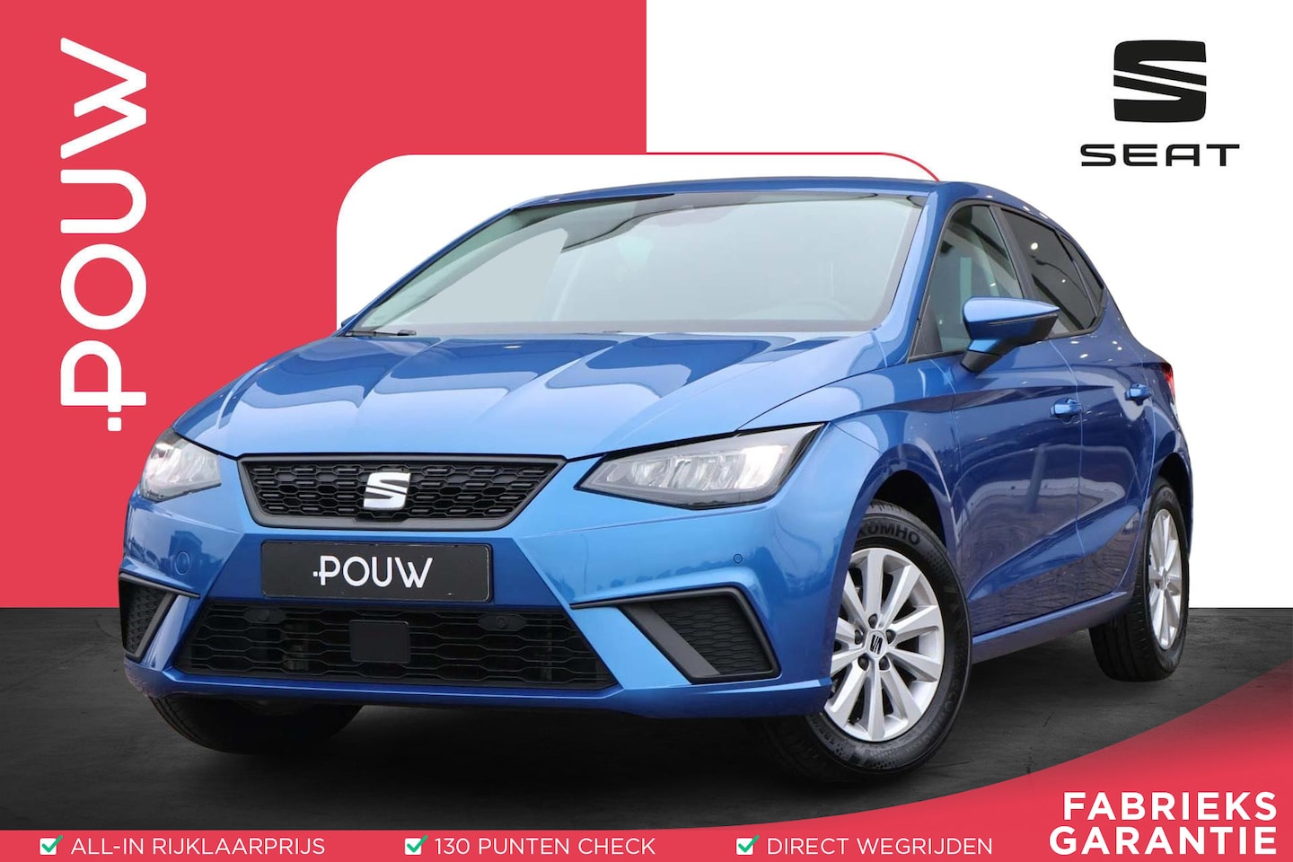 SEAT Ibiza - 1.0 EcoTSI 95pk Style Business Connect | Carplay | PDC | LED Verlichting | Climate Control - AutoWereld.nl