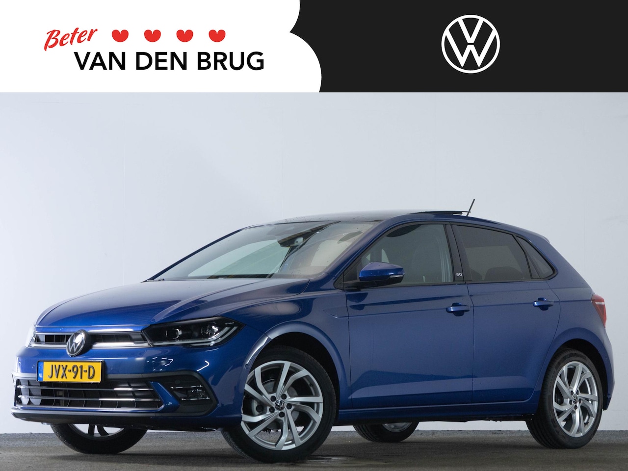 Volkswagen Polo - 50 Edition 1.0 TSI 95 PK Hatchback | IQ LED | Panoramadak | 17" inch velgen | Digital cock - AutoWereld.nl
