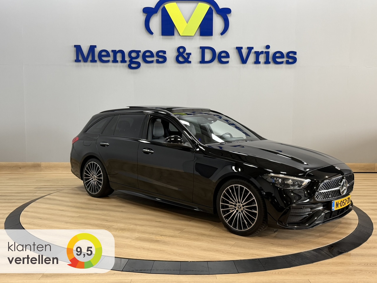 Mercedes-Benz C-klasse Estate - 200 Launch Edition AMG Line Airco ECC | Panorama | Sfeer | Memory | 360 Camera | Head Up | - AutoWereld.nl
